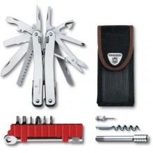Мультитул Victorinox Swisstool Spirit X Plus Ratchet 105 мм 36 функцій Сріблястий (3.0236.N)