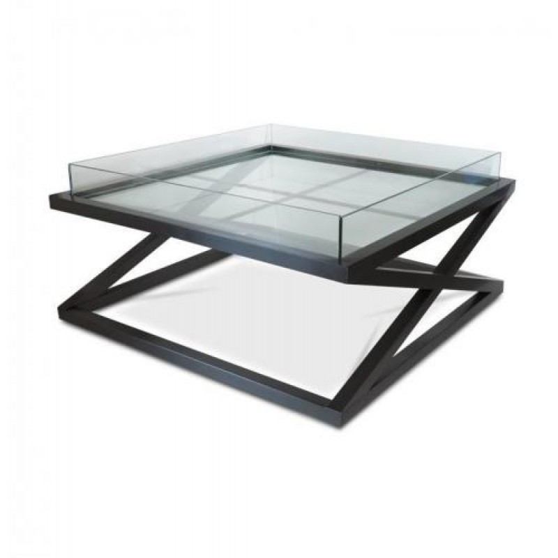 Кавовий журнальний столик у стилі Loft NS-568 500x1000x1000 мм Черный