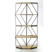 Стелаж для зберігання в стилі Loft NS-1682 1830x1000x400 мм Черный Стелаж для зберігання в стилі Loft NS-1682 1830x1000x400 мм Черный