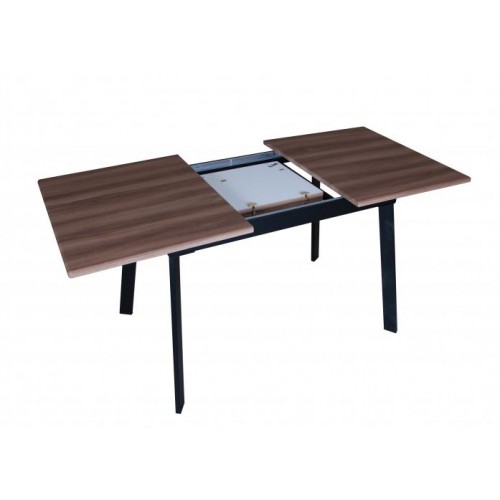 Стіл Max's furniture Техас 75х120/160х75 см Вишня + Чорний Стіл Max's furniture Техас 75х120/160х75 см Вишня + Чорний