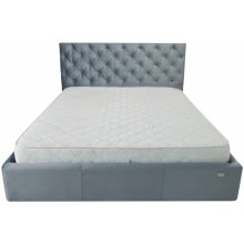 Ліжко Richman Ковентрі 120 х 200 см Missoni 030 З підйомним механізмом та нішкою для білизни Синя