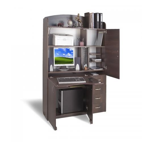 Стіл-Бюро Тиса Мебель Б-3 Венге 1940x380x1200 мм Стіл-Бюро Тиса Мебель Б-3 Венге 1940x380x1200 мм