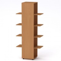 Шафа офісна Компаніт МГ-8 тумба-3 Компаніт Бук (80х40х181 см)