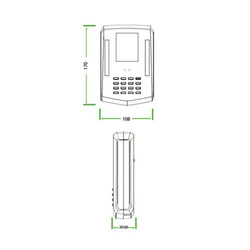 Біометричний термінал ZKTeco KF460
