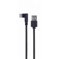 Кабель Cablexpert (CC-USB2-AMCML-0.2M), USB2.0 BM-Type-C, 0.2м, чорний