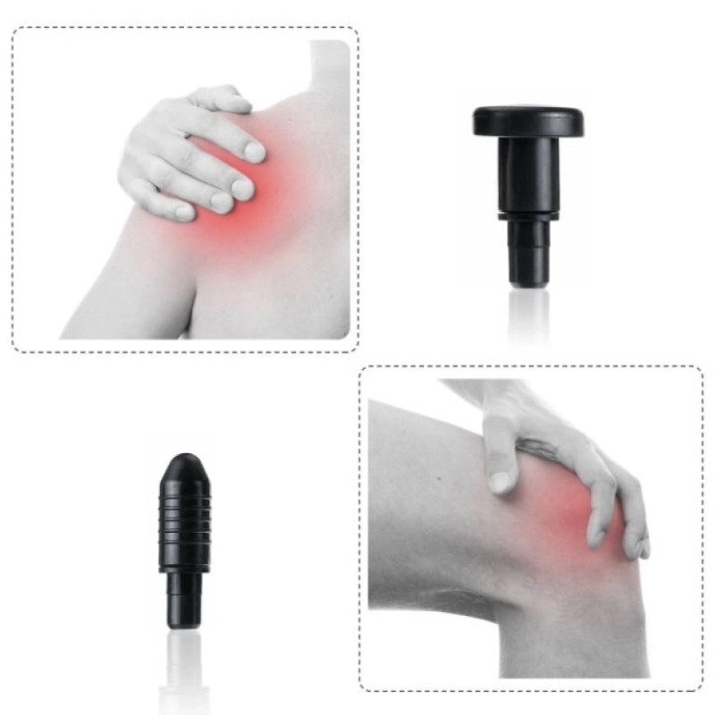 Масажер Для Тіла М'язовий Fascial Gun 320 Масажний Ударний Пістолет Сірий