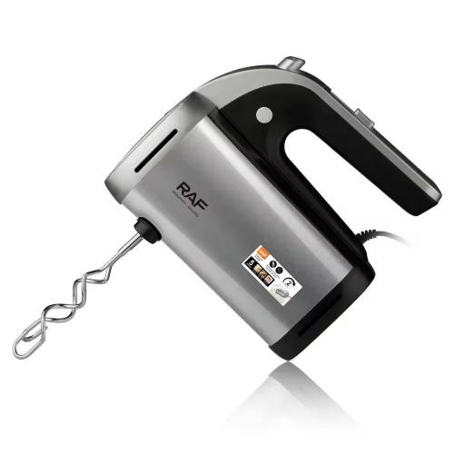 Міксер ручний RAF R.6691 з 2 змінними насадками 650W Grey-Black Міксер ручний RAF R.6691 з 2 змінними насадками 650W Grey-Black