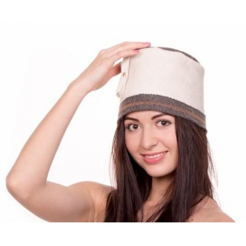 Банна шапка Luxyart Феска Білий (LA-076) в інтернет супермаркеті PbayMarket!