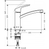 Змішувач для кухонної мийки з поворотним гусаком Hansgrohe Focus Хром 31806000 в інтернет супермаркеті PbayMarket!