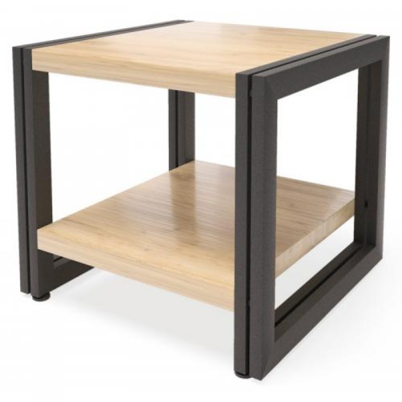 Приліжковий столик у стилі Loft NS-1489 480x500x500 мм Черный