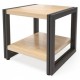 Приліжковий столик у стилі Loft NS-1489 480x500x500 мм Черный