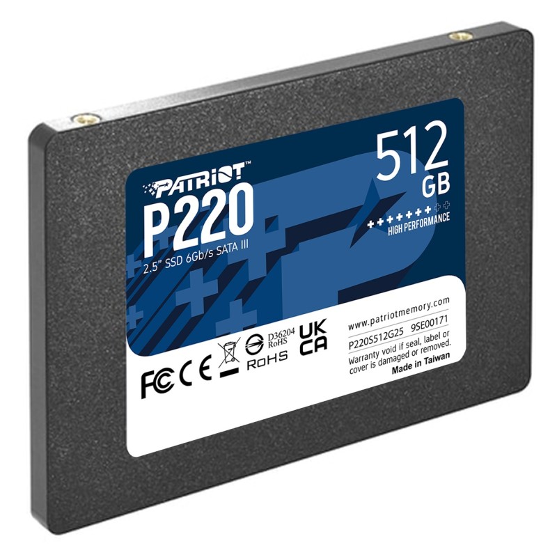 Накопичувач SSD 512GB Patriot P220 2.5