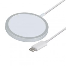 Бездротовий зарядний пристрій XO MagSafe USB C iPhone 12 15W Білий
