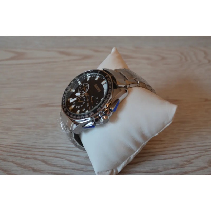 Класичний наручний годинник Skmei 9167 сріблястий