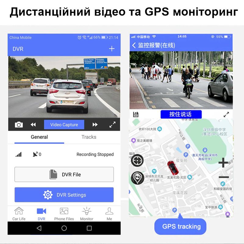 Автомобільний відеореєстратор з 4G + WIFI + GPS Nectronix K18, Full HD 1080P, з віддаленим online моніторингом (УЦІНКА)