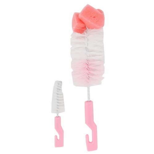 Набір йоржиків для миття пляшечок Mega Zayka MGZ-0211(Pink) 2 шт Набір йоржиків для миття пляшечок Mega Zayka MGZ-0211(Pink) 2 шт