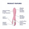 Вібратор точки G надувний Satisfyer Air Pump Vibrator 2