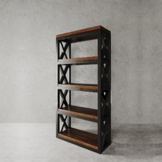 Стелаж для зберігання в стилі Loft NS-1783 1880x800x300 мм Черный