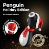 Вакуумний кліторальний стимулятор Satisfyer Penguin Holiday Edition, у шапочці та шарфі в інтернет супермаркеті PbayMarket!