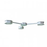 Люстра стельова MSK Electric Space 3 плафони GX53 Білий NL 13040-3 WH