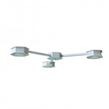 Люстра стельова MSK Electric Space 3 плафони GX53 Білий NL 13040-3 WH