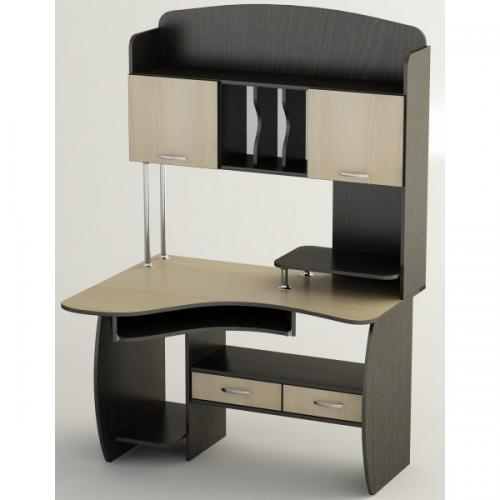 Комп'ютерний стіл кутовий Тиса СК-24 Венге - Дуб молочний Комп'ютерний стіл кутовий Тиса СК-24 Венге - Дуб молочний