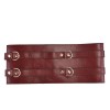 Шкіряний пояс для бондажу Liebe Seele Wine Red Waist Cuff S Size в інтернет супермаркеті PbayMarket!