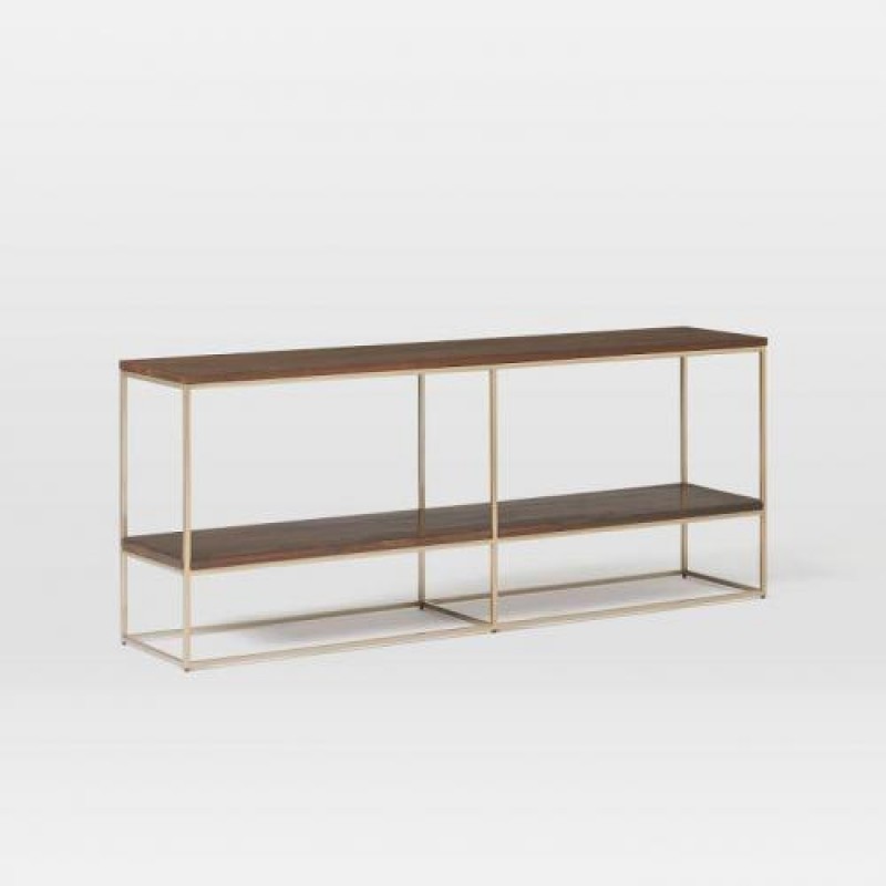 Тумба підставка для TV у стилі Loft NS-2170 730x1600x300 мм Золотой