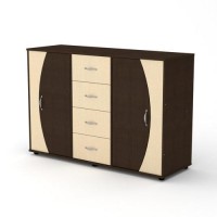 Комод для речей Компанит Венге комбі 4 2 2 Комод для речей Компанит Венге комбі 4 2 2