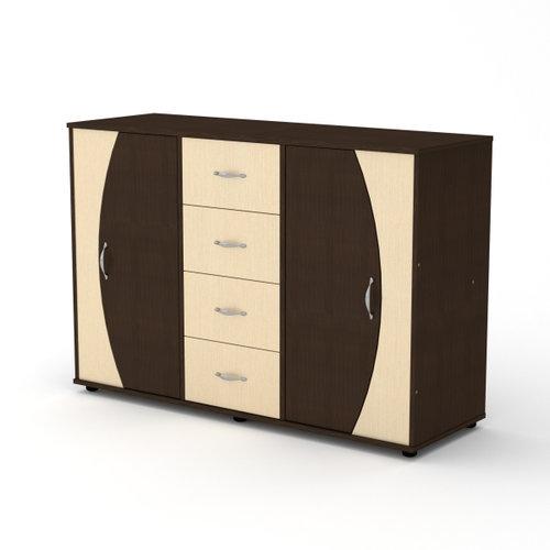 Комод для речей Компанит Венге комбі 4 2 2 Комод для речей Компанит Венге комбі 4 2 2