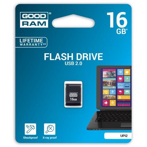 Флеш-накопичувач USB 16GB GOODRAM UPI2 (Piccolo) Black (UPI2-0160K0R11) в інтернет супермаркеті PbayMarket!