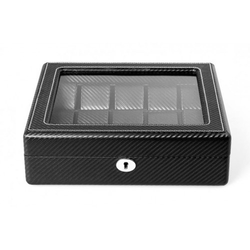 Шкатулка для зберігання годинників Salvadore 15W-KCC 28x26x10 см Чорний Шкатулка для зберігання годинників Salvadore 15W-KCC 28x26x10 см Чорний