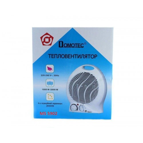 Тепловентилятор обігрівач дуйка Domotec Heater MS 5902