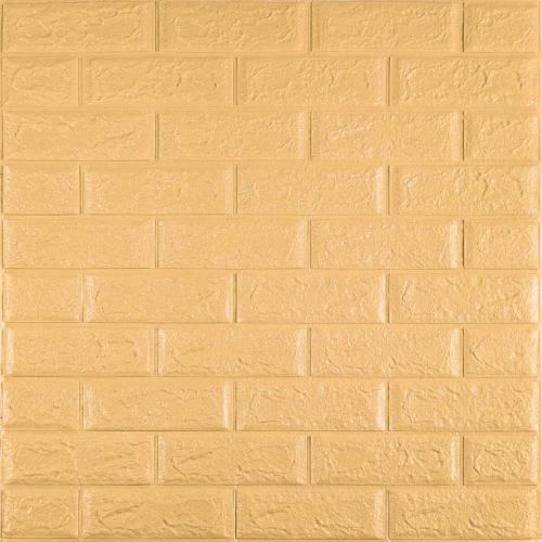 3D панель самоклеюча цегла Жовто-пісочна цегла 700x770x5мм (009-5) Sticker Wall SW-00000028 3D панель самоклеюча цегла Жовто-пісочна цегла 700x770x5мм (009-5) Sticker Wall SW-00000028