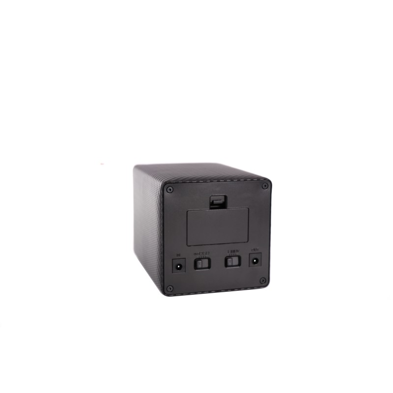 Шкатулка Salvadore для підзаводу 1 годинника MBPU/411/CF 11х11х17,5 см Чорний