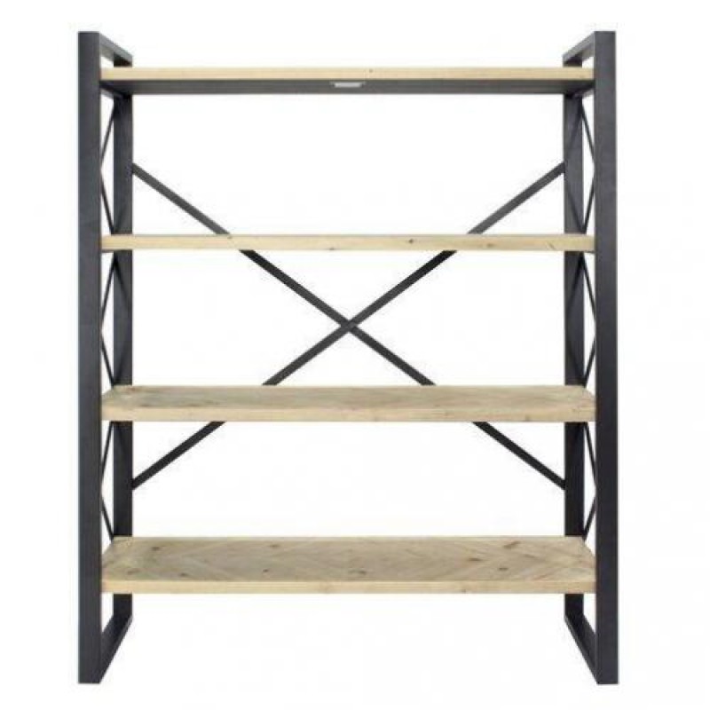 Стелаж для зберігання в стилі Loft NS-1879 1230x800x300 мм Черный