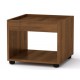 Квадратний стіл журнальний 1 Компанит МГ 6 42х42х35 см горіх