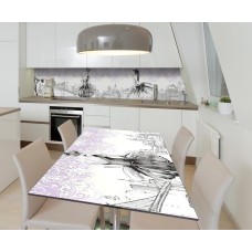 Наклейка вінілова на стіл Zatarga  