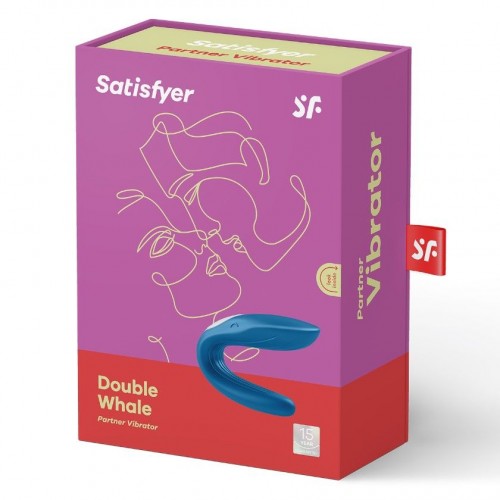 Вібратор для пар Satisfyer Double Whale з двома моторчиками в інтернет супермаркеті PbayMarket!