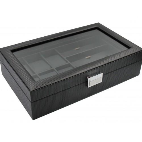 Шкатулка для зберігання годинників Craft 6W.3SGL.BL Чорний Шкатулка для зберігання годинників Craft 6W.3SGL.BL Чорний
