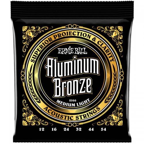 Струни для акустичної гітари Ernie Ball 2566 Medium Light Acoustic Aluminum Bronze 12/54 Струни для акустичної гітари Ernie Ball 2566 Medium Light Acoustic Aluminum Bronze 12/54