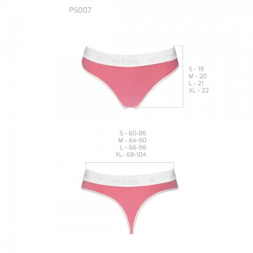 Спортивні трусики-стрінги Passion PS007 PANTIES pink, size S в інтернет супермаркеті PbayMarket!