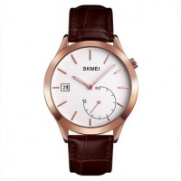 Чоловічий кварцовий годинник Skmei 1581 Prestige коричневий Чоловічий кварцовий годинник Skmei 1581 Prestige коричневий