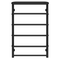 Рушникосушарка водяна Стандарт з полицею П5 500х700 Deffi Чорний (C.SP.70.50.5.B.B)