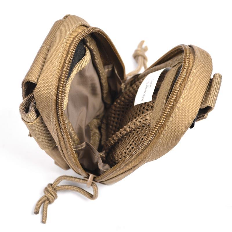 Поясна сумка Mil-Tec 7 x 5 x 13 см Койот 13490505