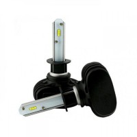 Комплект LED ламп HeadLight S1 H1 6000K 4000lm з радіатором