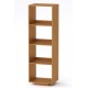 Стелаж Тумба 3 Компанит МГ 5 50х40х158 см вільха