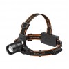 Ліхтар налобний акумуляторний масштабувальний SuperFire HL08 1600 Lumen IP32 Black
