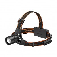 Ліхтар налобний акумуляторний масштабувальний SuperFire HL08 1600 Lumen IP32 Black