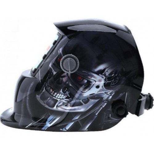 Зварювальна маска хамелеон 5367 Чорний з принтом